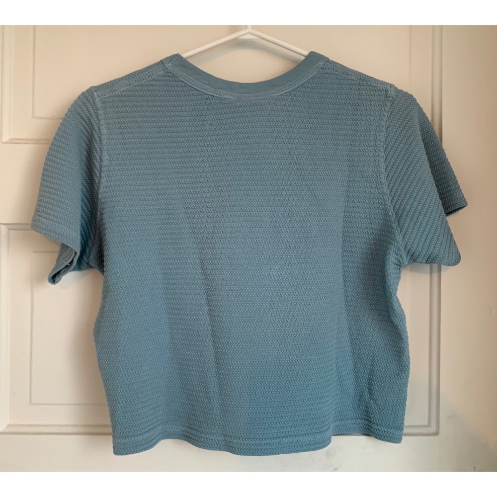 Big Bud Press Cropped Honeycomb Tee, Size XXS - Picture 8 of 11